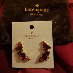 Kate Spade BNWT Berry Multi Ear Climbers